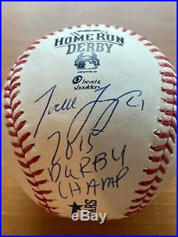 Todd Frazier Autographed 2015 Home Run Derby Champ Baseball Steiner Mint