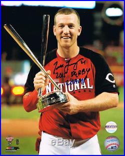 Todd Frazier Autographed 2015 Home Run Derby Signed Baseball 8x10 Photo Lojo COA