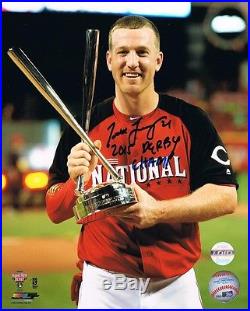 Todd Frazier Autographed 2015 Home Run Derby Signed Baseball 8x10 Photo Photo