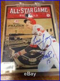 Todd Frazier Signed All Star Game Program Home Run Derby Champ! 1 Of A Kind