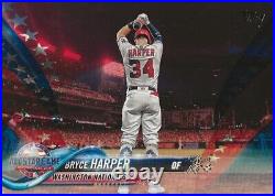 V43 2018 Topps Update Bryce Harper Home Run Derby Independence Day 76/76