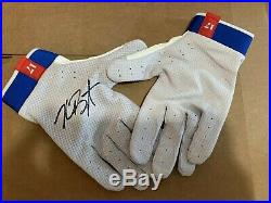 VERY RARE Adidas Kris Bryant Autographed Home Run Derby PE Model Batting Gloves