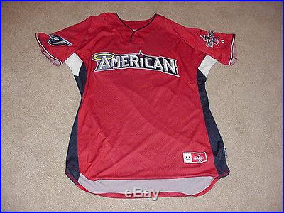 Vernon Wells 2010 All Star Home Run Derby Signed Game Used Jersey Auto Autograph