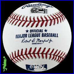 Vladimir Guerrero Jr Autographed Home Run Derby Baseball Ball Blue Jays Coa