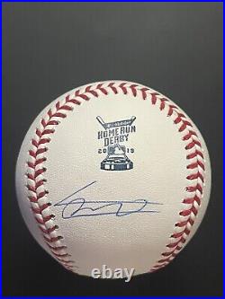 Vladimir Guerrero Jr Signed 2019 Home Run Derby Autographed Baseball Dual COA