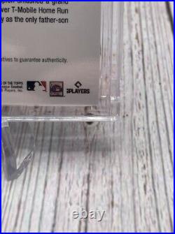 Vladimir Guerrero Sr Jr 2023 Topps Now #5610 Father/son Derby Dual Auto 5/10 Red