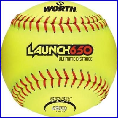 Worth L650Y Launch 650Y 12 Home Run Derby Softball