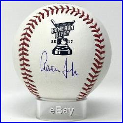 Yankees Aaron Judge Autographed 2017 Home Run Derby Baseball Fanatics Auth #2