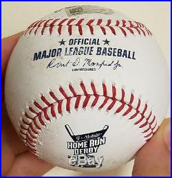 Yankees' Aaron Judge Home Run Derby Hit Baseball Authenticated by MLB