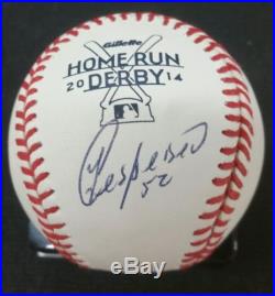Yoenis Cespedes. Signed 2014 Home Run Derby ball MLB certified
